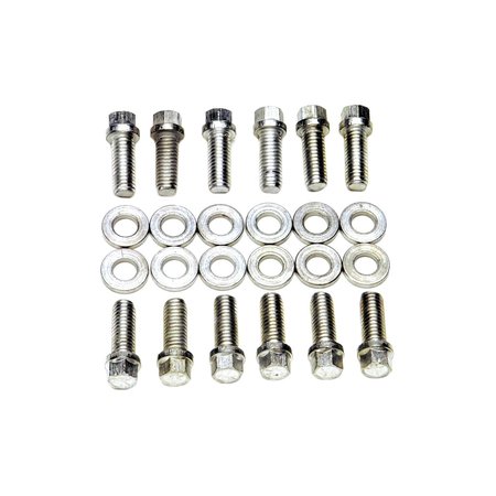 EDELBROCK PLATED INTK BOLT KIT FOR 2101 8504